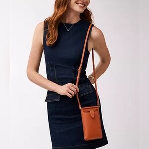 Fossil Brown Crossbody Bag